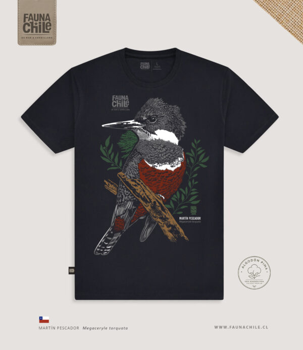 Polera Martín pescador