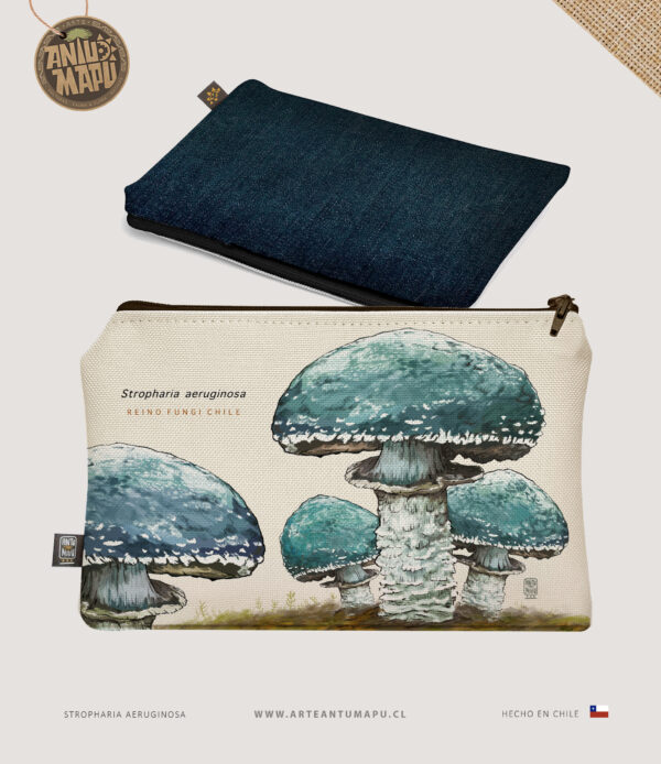 Estuche Stropharia aeruginosa
