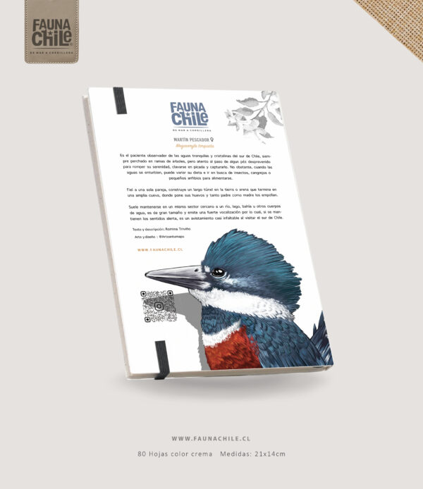 Libreta Martín pescador